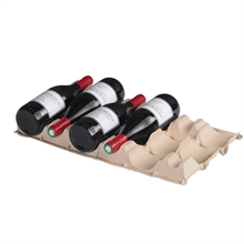 Calage 6 bouteilles de vin Bourgogne - bords relevés, HUHTAMAKI